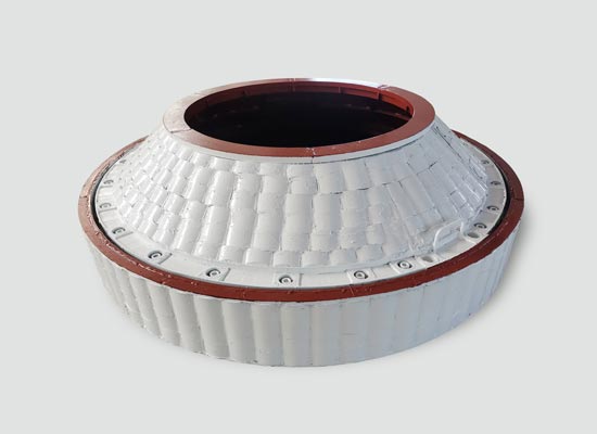 立磨磨辊轴陶瓷保护套