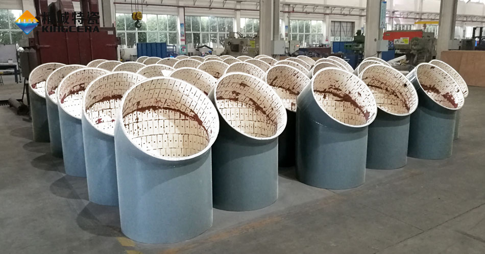 耐高温耐磨陶瓷管道|热风管道